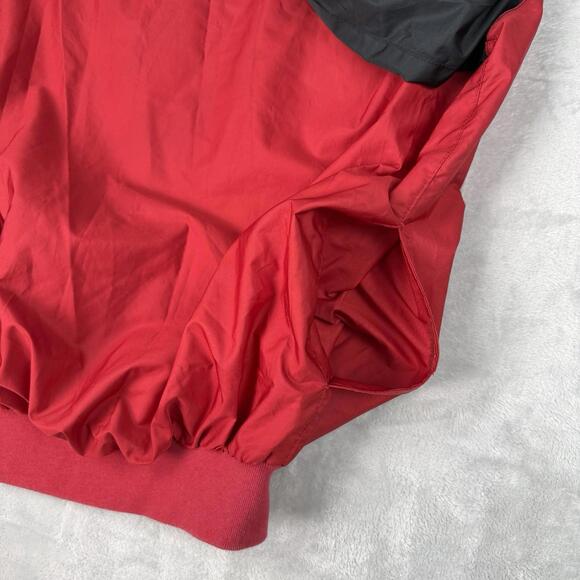 Polo Golf Ralph Lauren Windbreaker Pullover Red Black Men Size S Mesh Lined Prep - Picture 9 of 9